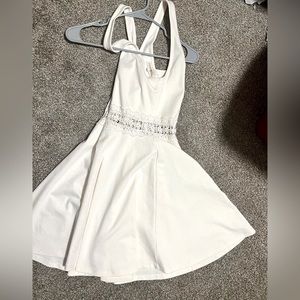 White Lacey summer dress size S